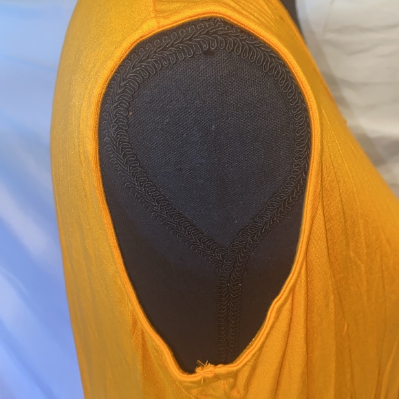 NWT Ny&c Light orange maxi dress large NY & CO - Picture 8 of 14